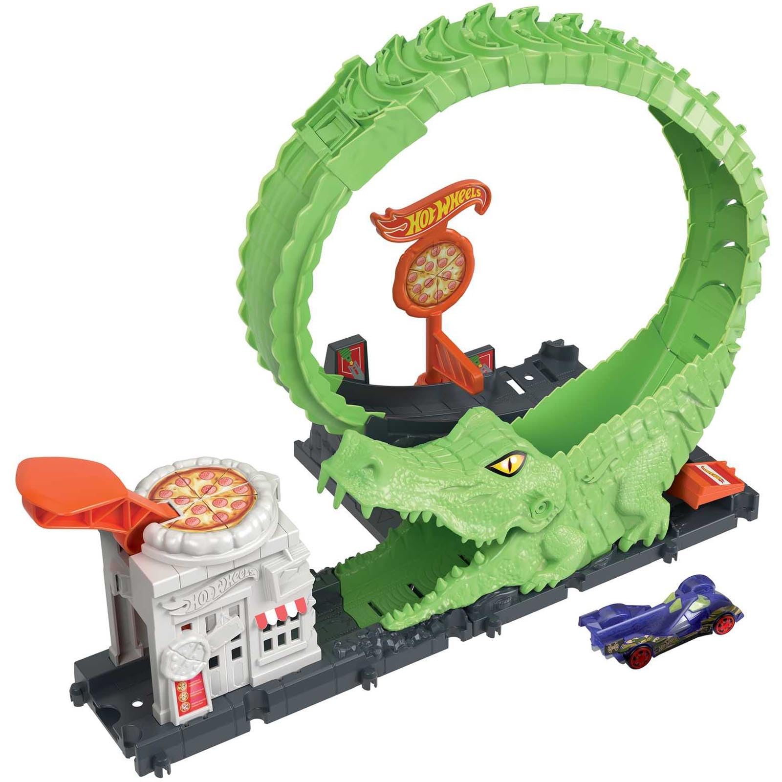 ベンジャミンボーナス Pista Hot Wheels - Nemesis Cocodrilo - HKX39 | Amazon.com.br